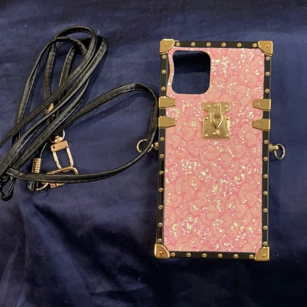 New pink glitter phone case 11pro